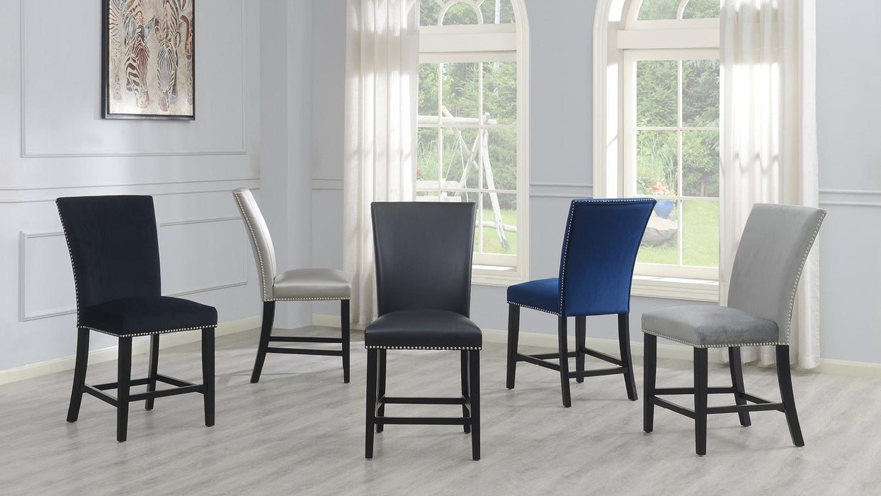 Cortina BLACK VELVET PUB CHAIR (2/Box) - D134-BK image