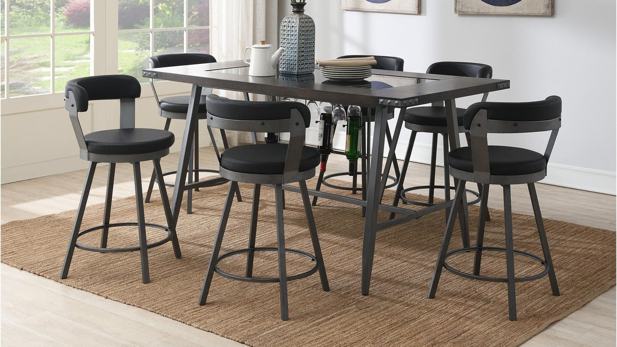 Emma RED PUB STOOLS - D208-RD image