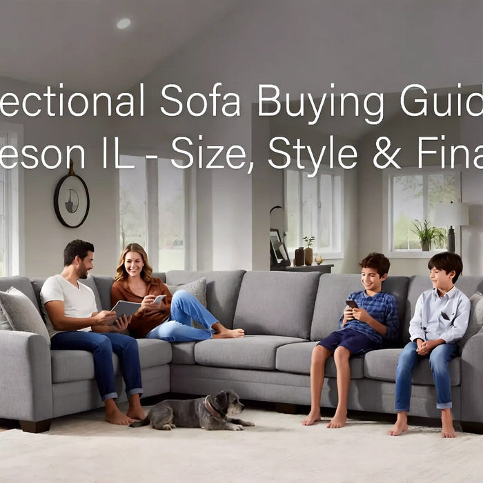 Sectional Sofa Buying Guide for South Chicago Suburban Homes: Size It, Style It, Finance It