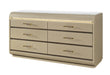 Genesis Gold Dresser with LED