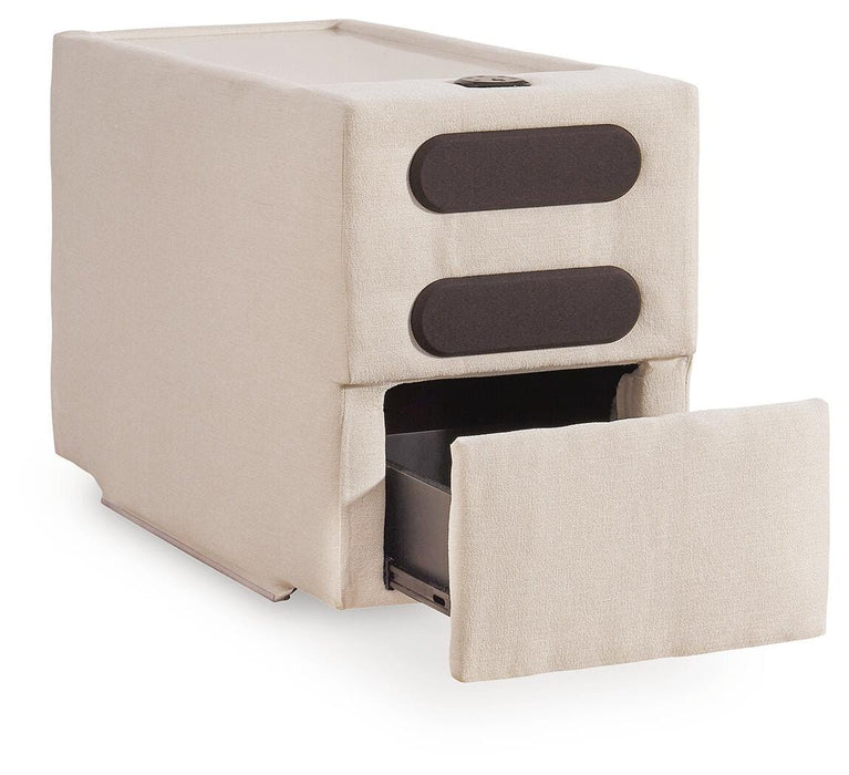Modmax Balanced Sectional with Audio and Storage Consoles