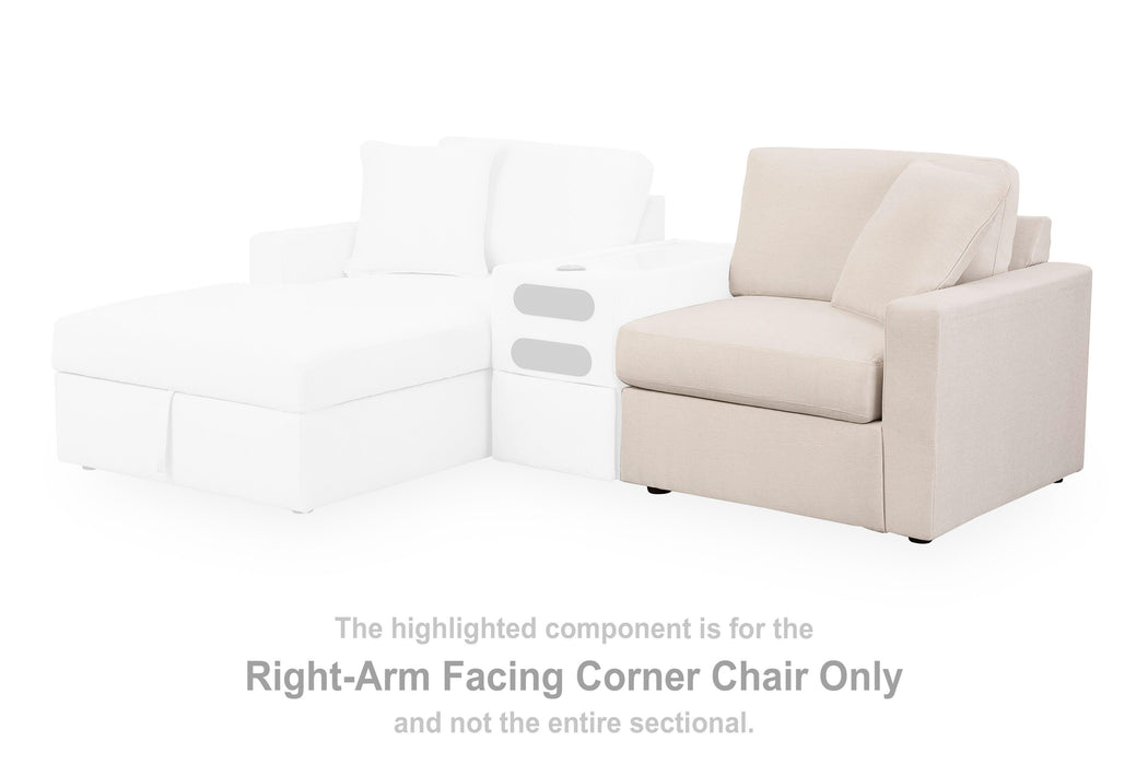 Modmax Balanced Sectional with Audio and Storage Consoles