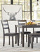 Bridson Dining Table and Chairs with Bench (Set of 6) - Factory Furniture Outlet Store