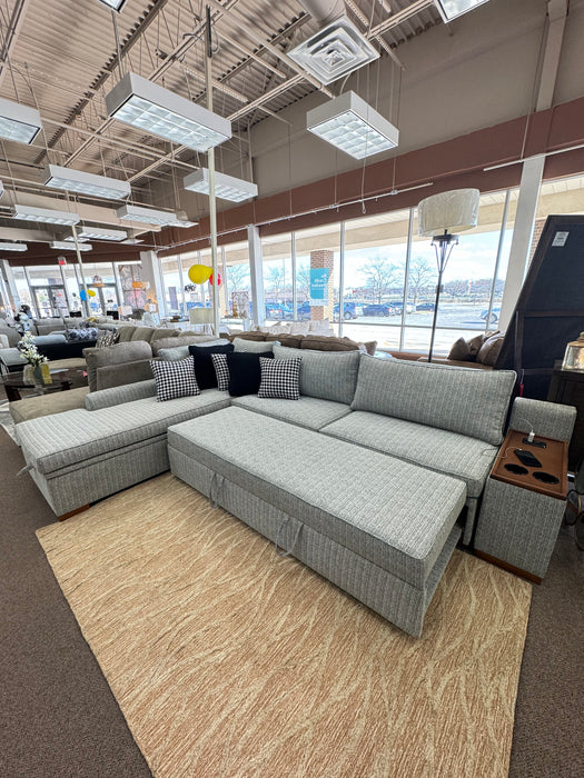 3-Piece Sectional with Pop Up