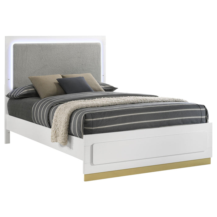 Caraway Panel Bed with LED Lighting