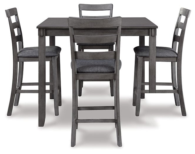 Bridson Counter Height Dining Table and Bar Stools (Set of 5) - Factory Furniture Outlet Store