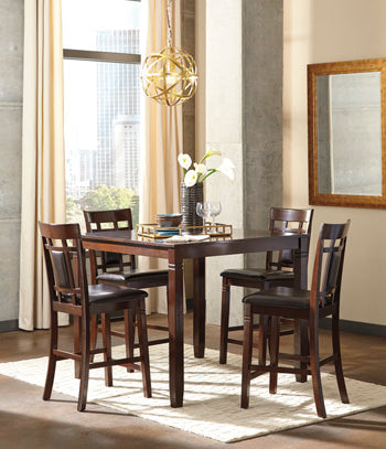 Bennox Counter Height Dining Table and Bar Stools (Set of 5) - Factory Furniture Outlet Store
