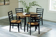 Blondon Dining Table and 4 Chairs (Set of 5) - Factory Furniture Outlet Store