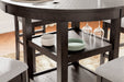 Langwest Counter Height Dining Table and 4 Barstools (Set of 5) - Factory Furniture Outlet Store