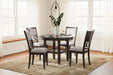 Langwest Dining Table and 4 Chairs (Set of 5) - Factory Furniture Outlet Store