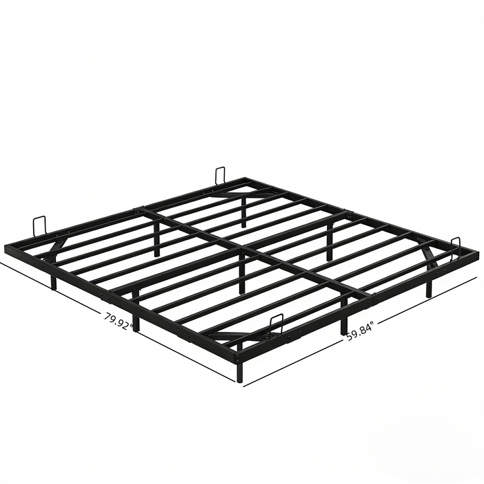 Floating Bed Frames with LED Lights, Metal Platform Bed , Solid and Stable, Noise Free, No Box Spring Needed, Easy Assembly
