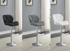 Antonio BLACK LEATHER PU BAR STOOL - ST130-BLK image