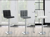Ariel BLACK LEATHER PU BAR STOOL - ST140-BLK image