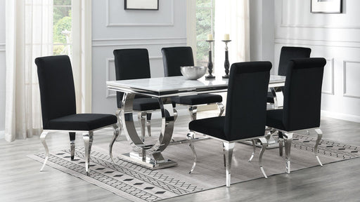 Celine RECTANGULAR DINING TABLE - G-082-WT image