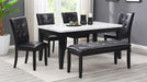 Joanna WHITE MARBLE DINING TABLE - D127-T image