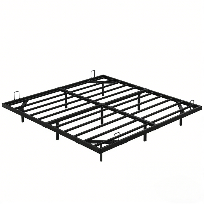Floating Bed Frames with LED Lights, Metal Platform Bed , Solid and Stable, Noise Free, No Box Spring Needed, Easy Assembly
