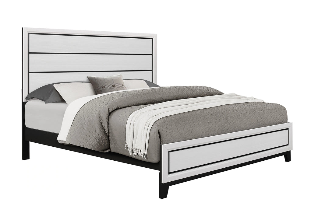 Kate Bed, Dresser, Mirror, Nightstand
