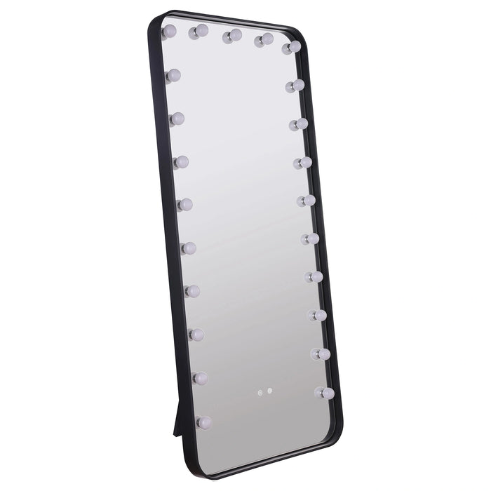 Canton Standing Mirror with LED Lighting and Bluetooth Speaker