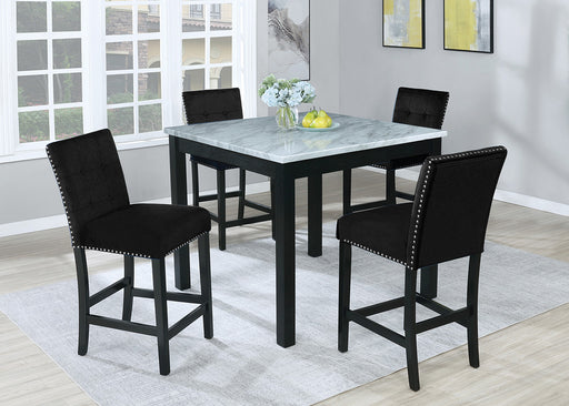 PUB TABLE AND 4 X PUB CHAIRS - D315-5
