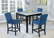 PUB TABLE AND 4 X PUB CHAIRS - D317-5