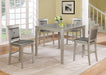 PUB TABLE AND 4 X PUB CHAIRS - D350-5