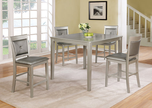 PUB TABLE AND 4 X PUB CHAIRS - D350-5