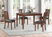 TABLE AND 4 X SIDE CHAIRS - D414-5