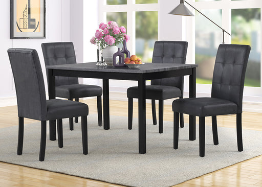 TABLE AND 4 X SIDE CHAIRS - D536-5