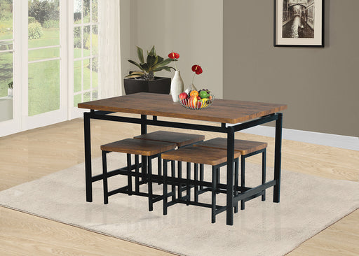 TABLE AND 4 X STOOLS - D950-5
